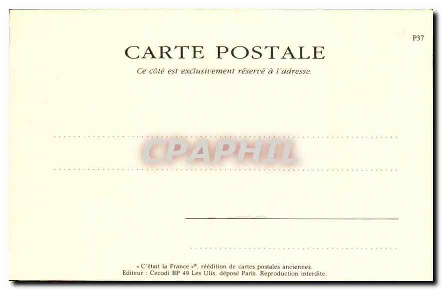 REPRO Paris sportif Pelouse du Champ de Courses de Longchamp l'Etablissement du pere Jules Hipppisme — Rückseite