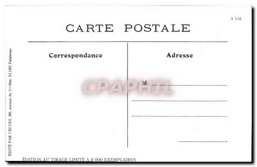 REPRO Scenes parisiennes Un Fardier  — Rückseite