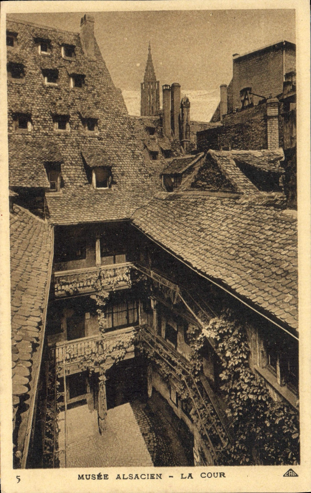 CPA Musee alsacien La Cour 