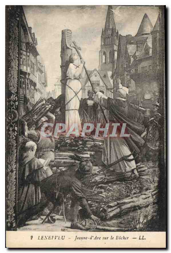 CPA Lenepveu Jeanne D'Arc sur le Bucher 