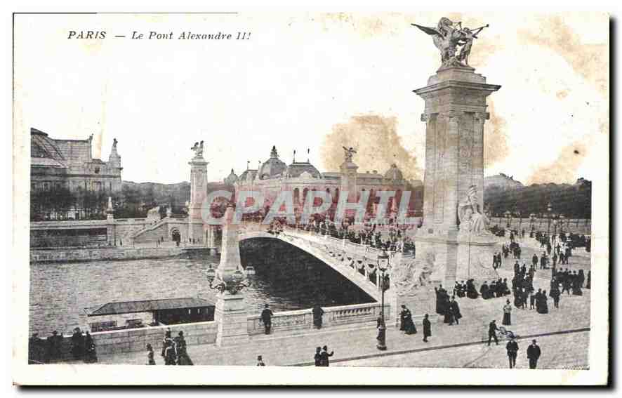 CPA Paris Le Pont Alexandre III 