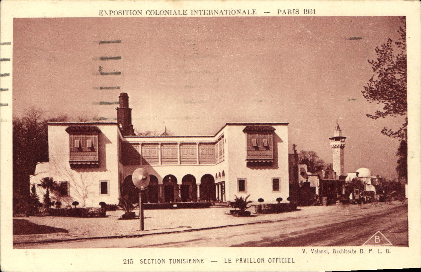 CPA Exposition Coloniale Internationale Paris 1931 Section Tunisienne Le Pavillon Officiel 