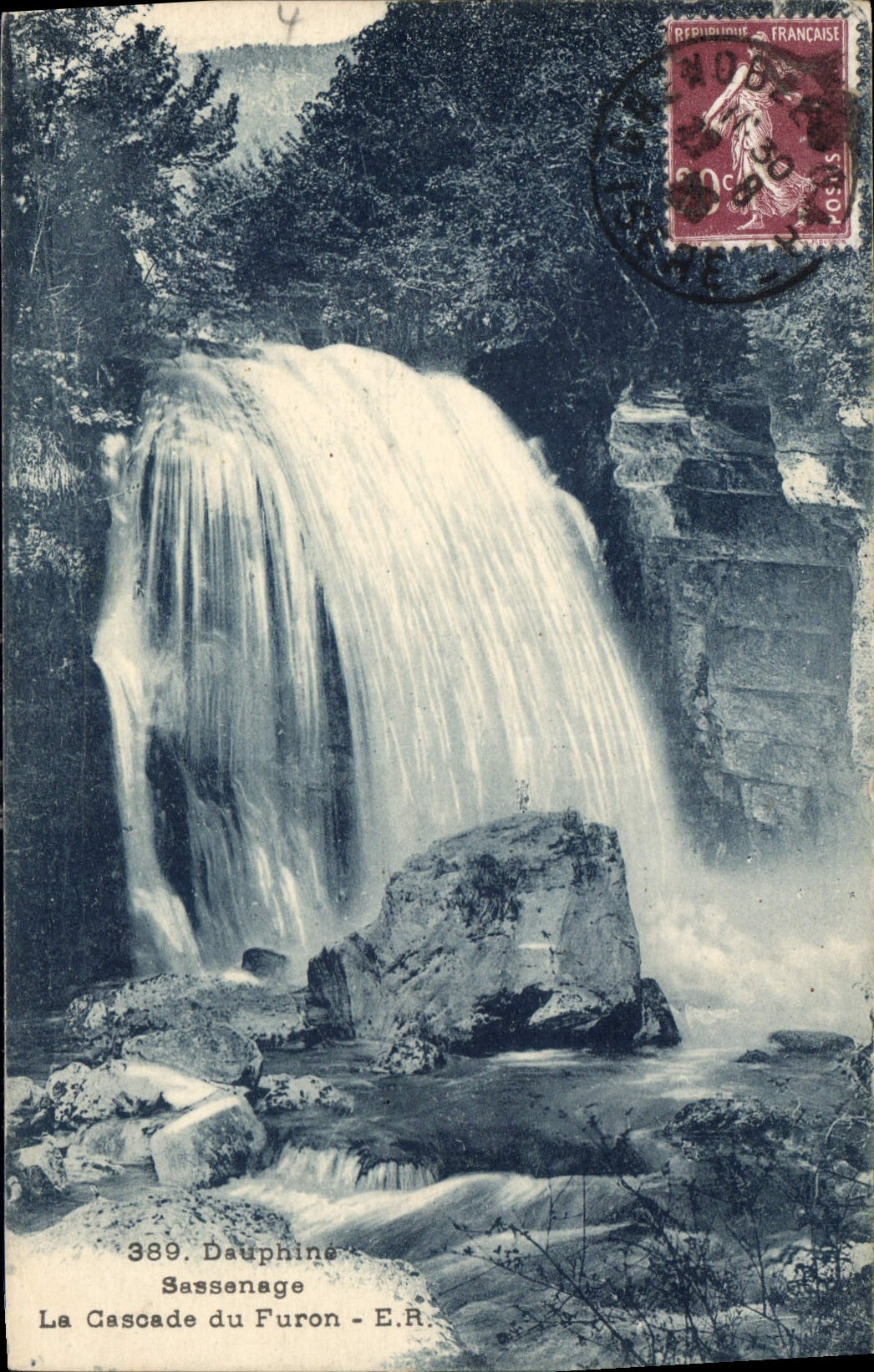 La Cascade du Furon - Sassenage — E.R. — Dauphine — n°389