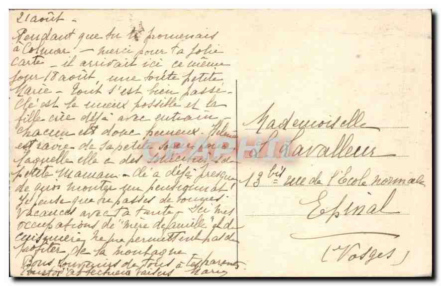 La Cascade du Furon - Sassenage — E.R. — Dauphine — n°389 — Verso