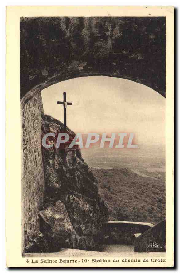 CPA La Sainte Baume Station du chemin de Croix 