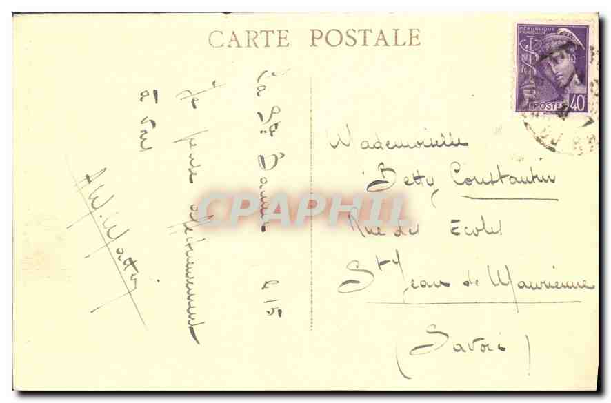 CPA La Sainte Baume Station du chemin de Croix  — Verso