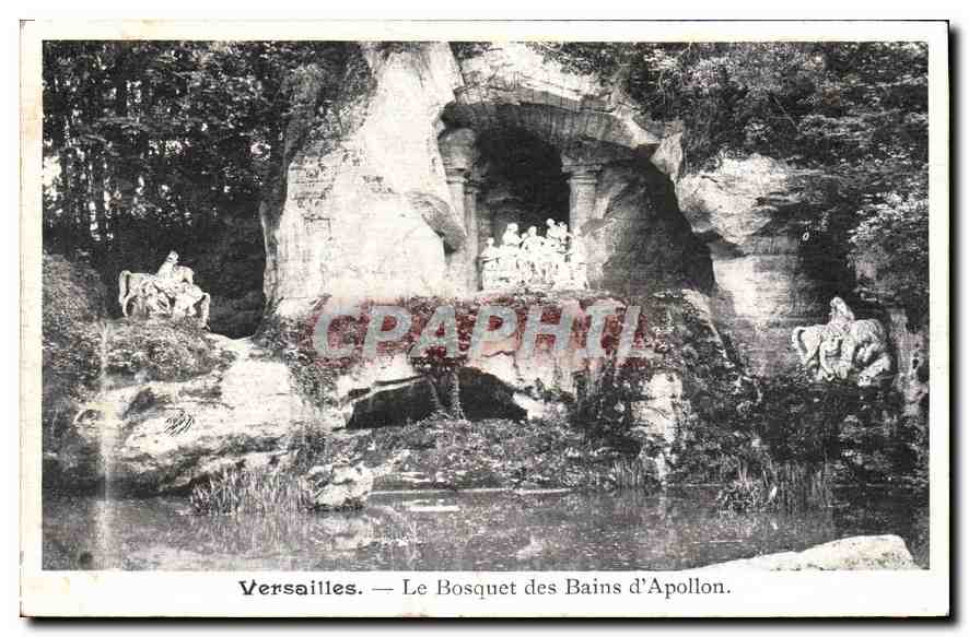 CPA Versailles Le Bosquet des Bains d'Apollon 