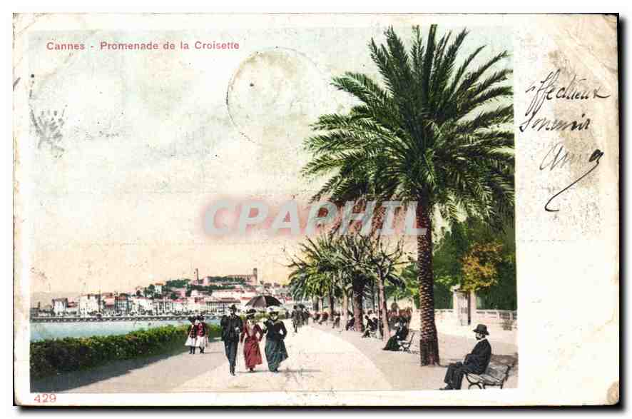 CPA Cannes Promenade de la Croisette 