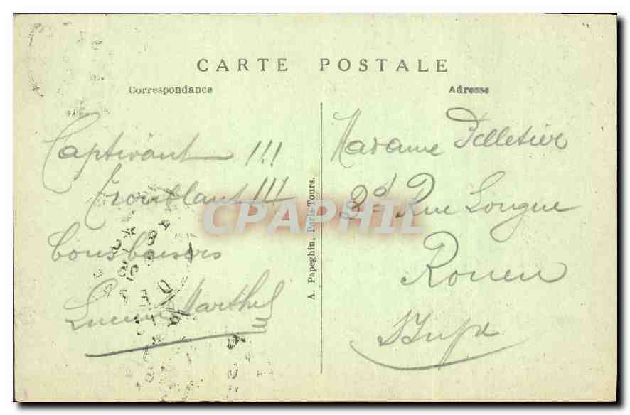 CPA Exposition Internationale des Arts decoratifs Paris 1925 le Village Francais  — Verso