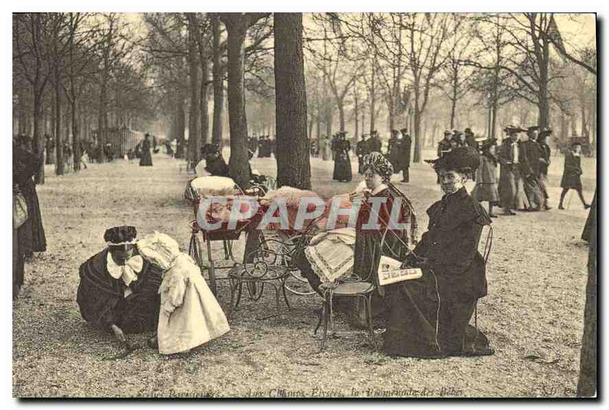 REPRO Aux Champs Elysees La promenade des bebes