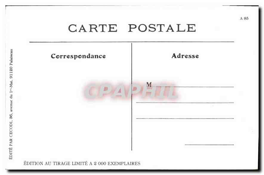 REPRO Aux Champs Elysees La promenade des bebes — Rückseite