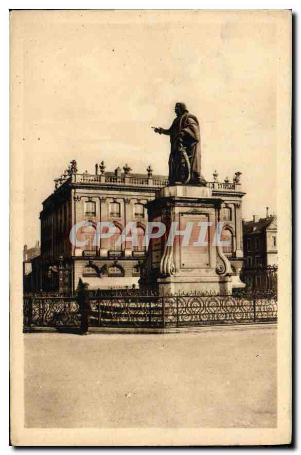 Nancy - Place Stanislas — Statue du Roi Stanislas — Édit. 'Cresta Lorraine'