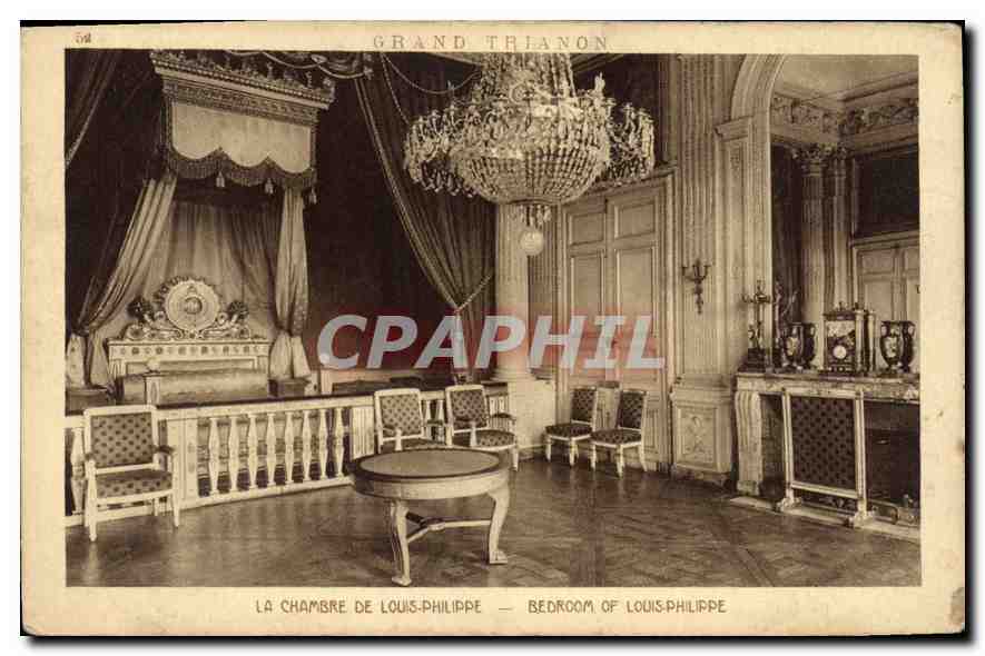 CPA Grand Trianon La Chambre de Louis Philippe 