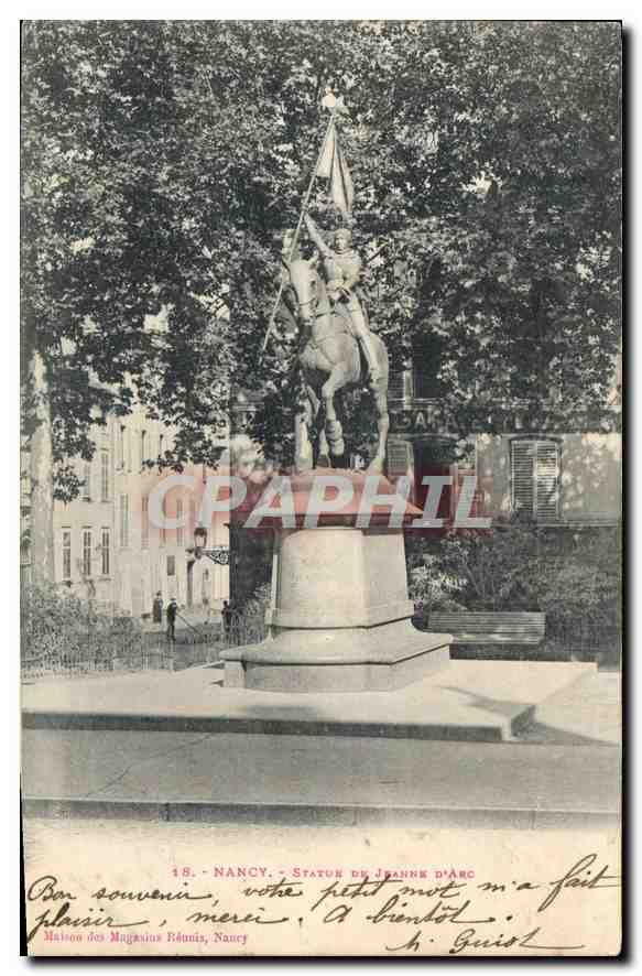 CPA Nancy Statue de Jeanne d'Arc 