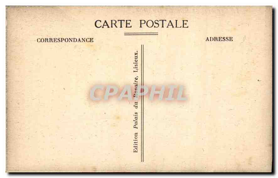 CPA Le Carmel et Rue de Livarot Lisieux  — Rückseite