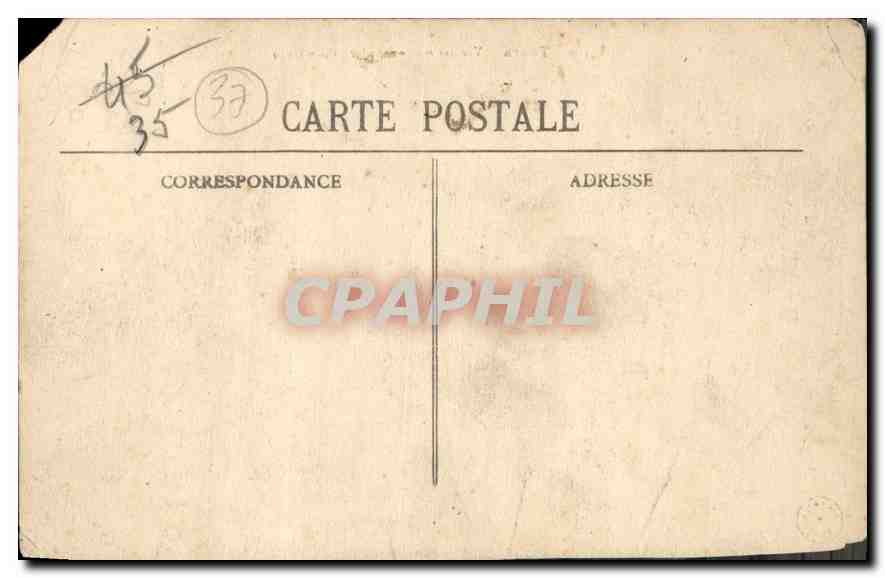 CPA Tours Vieilles Maisons place Plumereau  — Verso