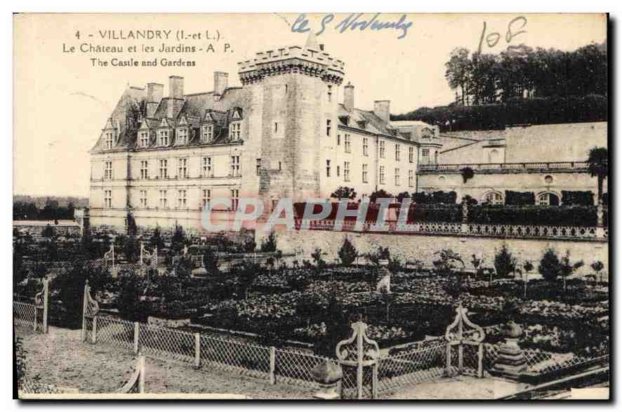 CPA Villandry I et L Le Chateau et les Jardins 
