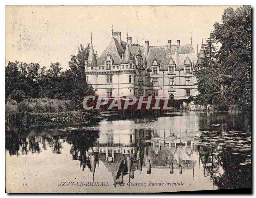 CPA Azay le Rideau Le Chateau Facade orientale 