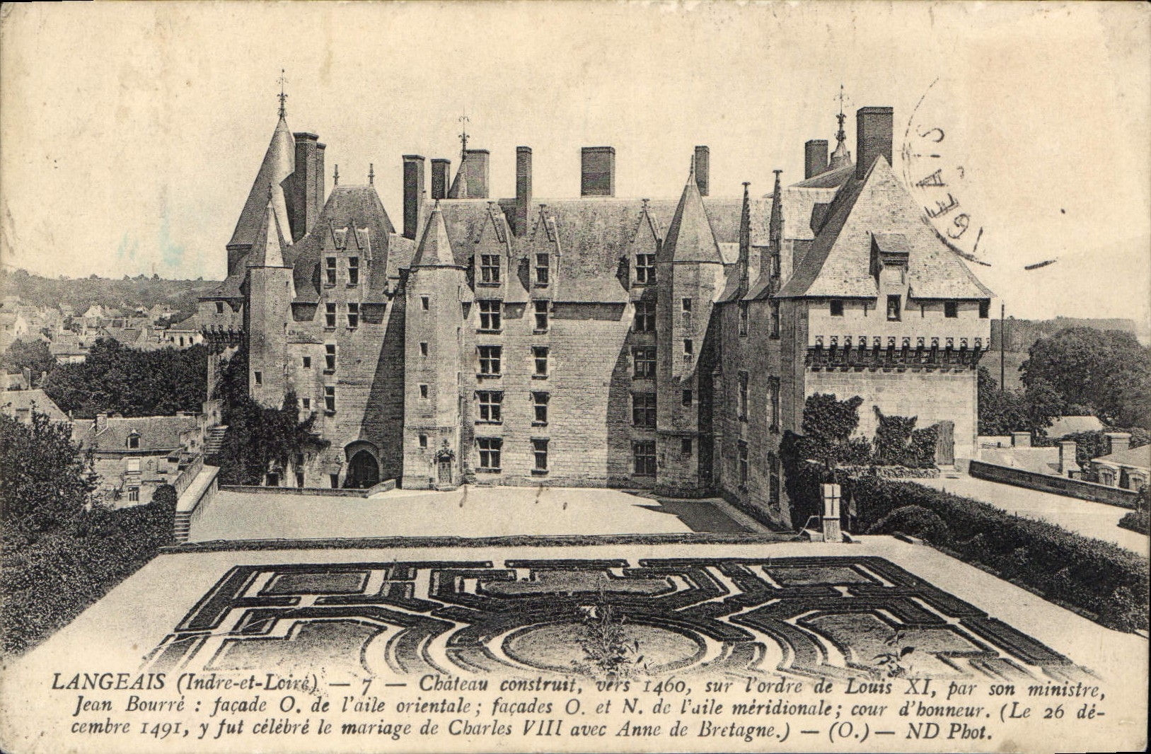 CPA Langeais Indre et Loire Chateau 
