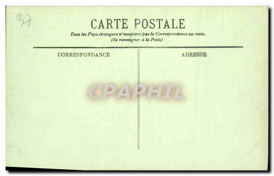 CPA Chenonceaux Le Chateau La Tour des Marques  — Rückseite