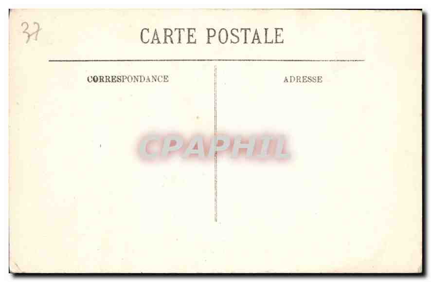 CPA Chenonceaux Le Chateau La Tour des Marques  — Rückseite
