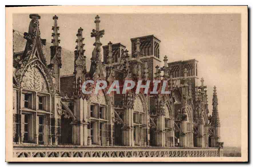 CPA Chateau d'Amboise Facade sur la Loire Lucarnes 