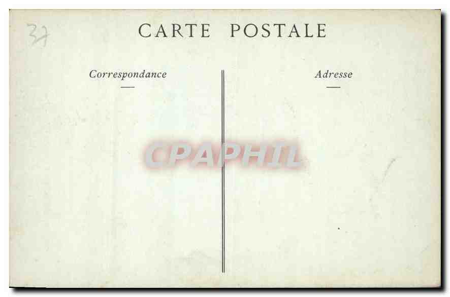 CPA Chateau d'Azay le Rideau Pont Rustique  — Rückseite