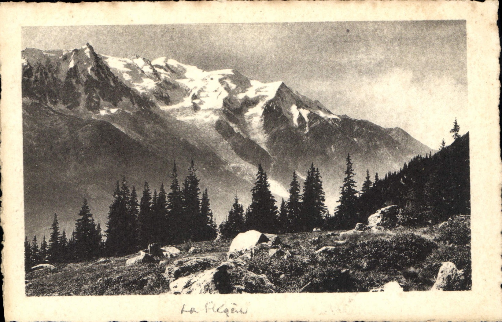 Le Mont-Blanc — vu de la Flégère — G. Tairras, Chamonix