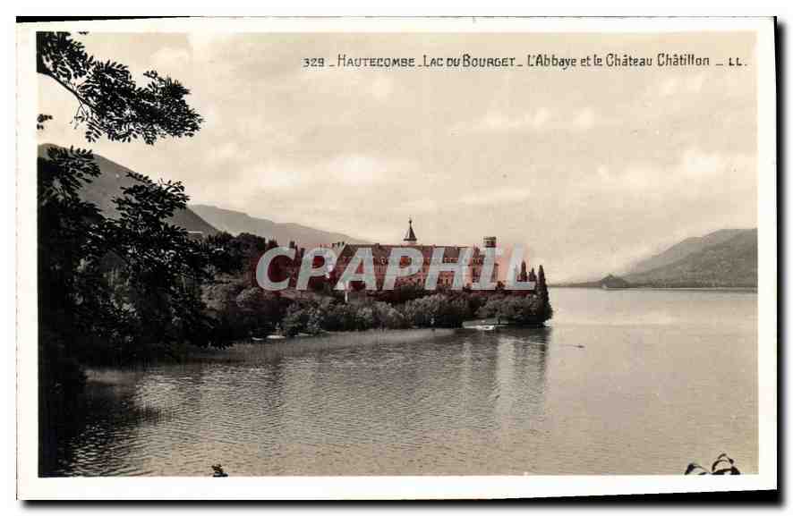 CPA Hautecombe Lac du Bourget L'abbaye et le Chateau Chatillon 