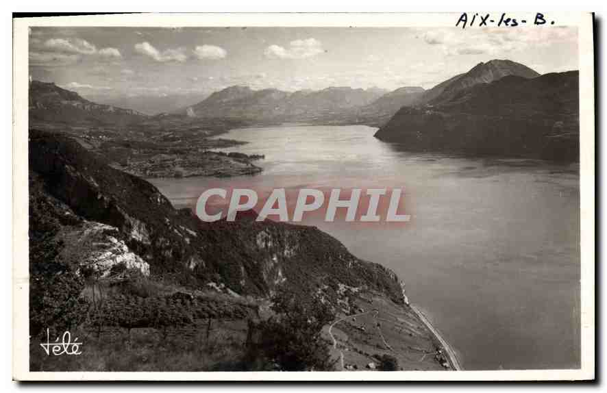 CPA Aix les bains Vue panoramique prise de la Chambotte 