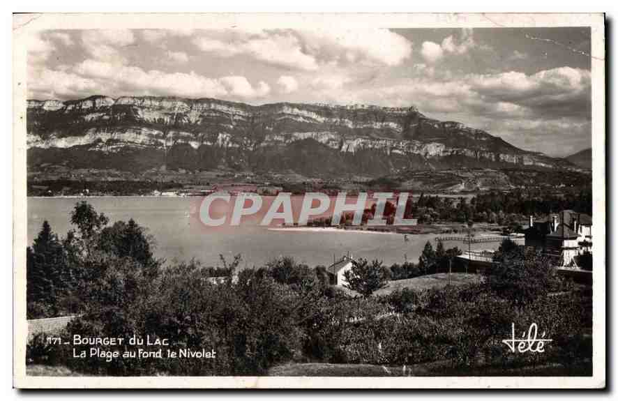 Bourget du Lac — La Plage au Fond le Nivolat — Tèle