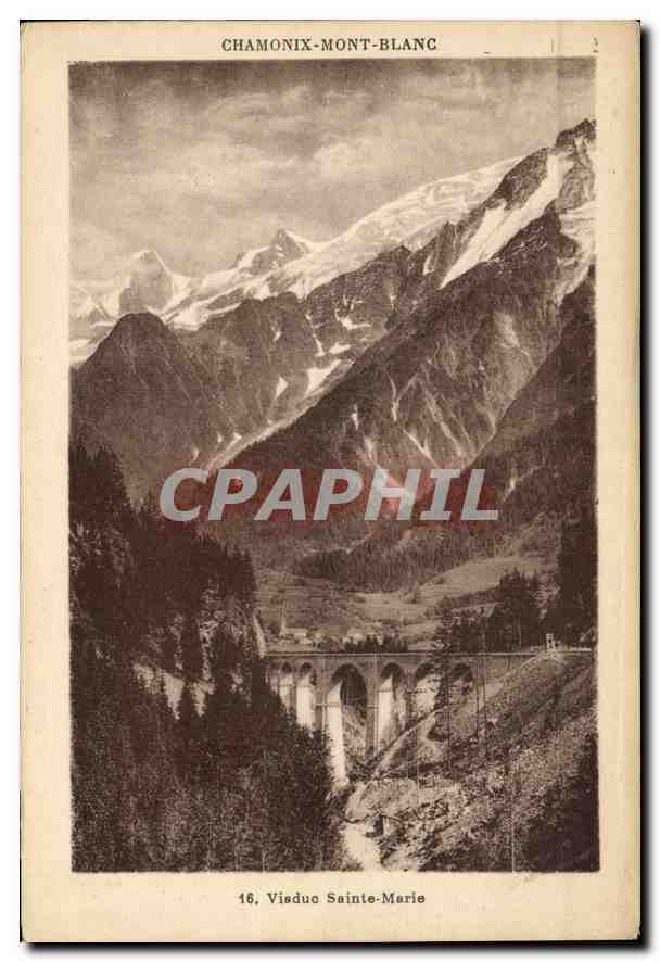 Chamonix-Mont-Blanc — Vue du Viaduc Sainte-Marie — G. Tairraz phot.édit.