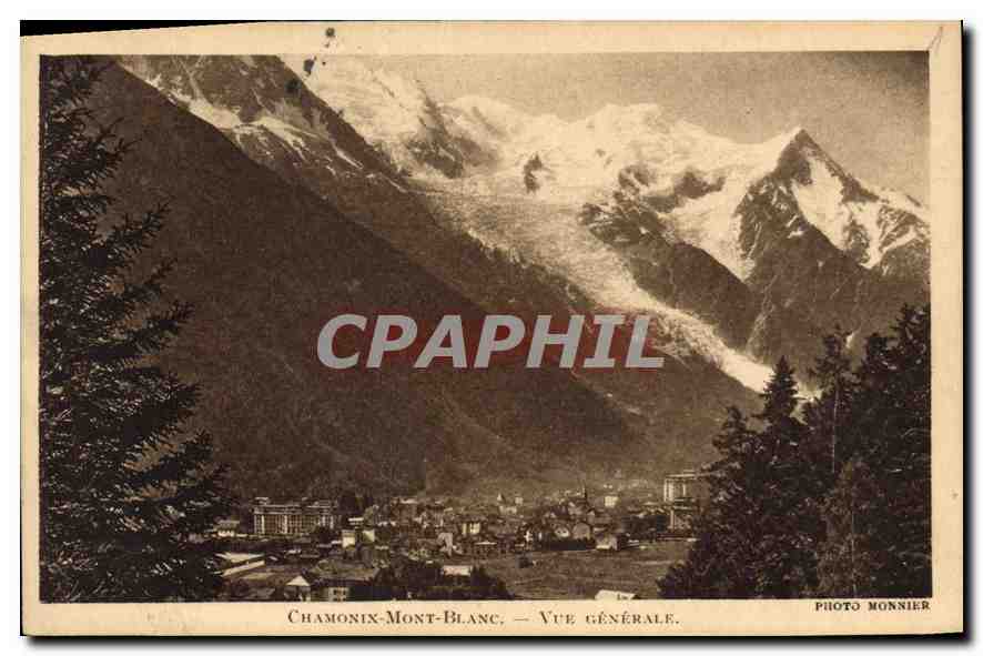 Chamonix-Mont-Blanc — Vue générale — Photo Monnier
