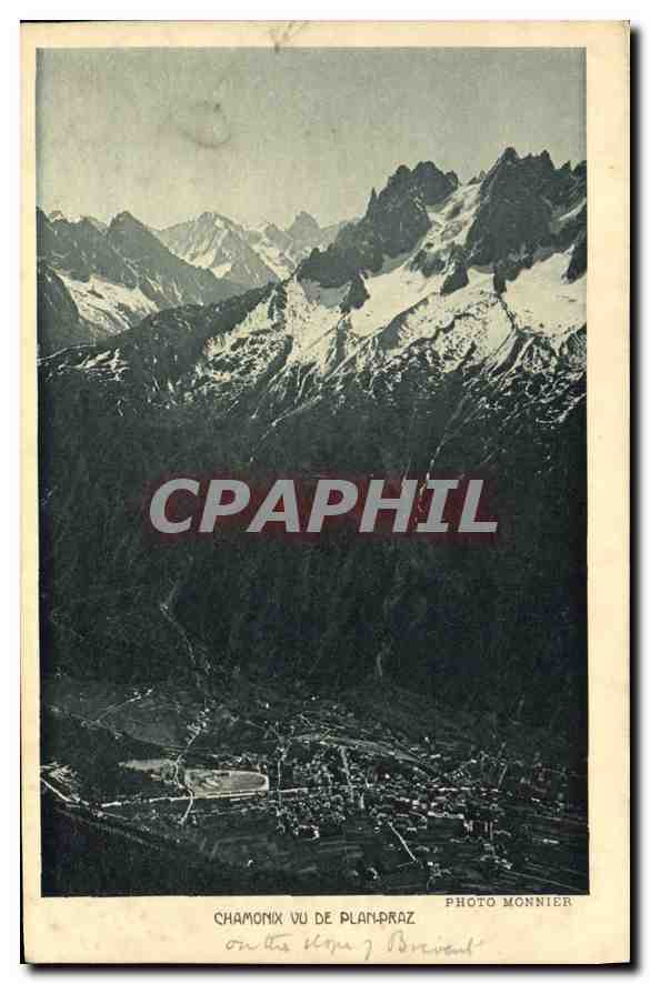 Chamonix vu de Plan-Praz — vue aérienne — Photo Monnier