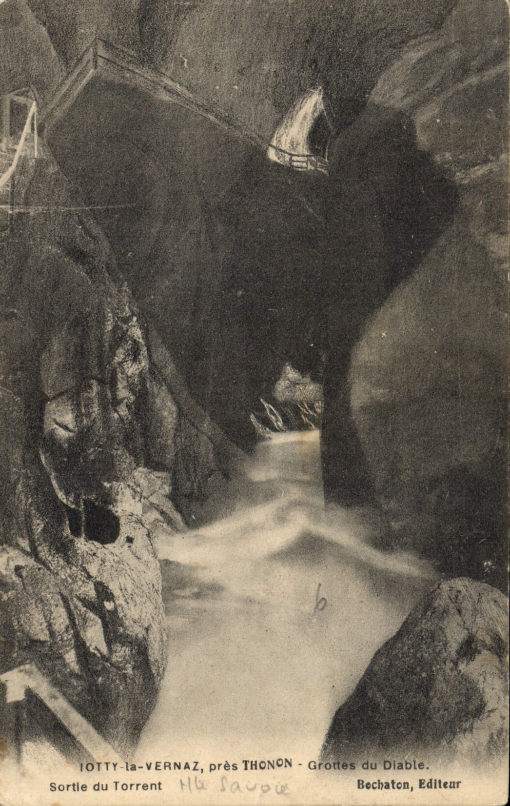 Iotty-la-Vernaz, près Thonon - Grottes du Diable - Bechaton, Éditeur