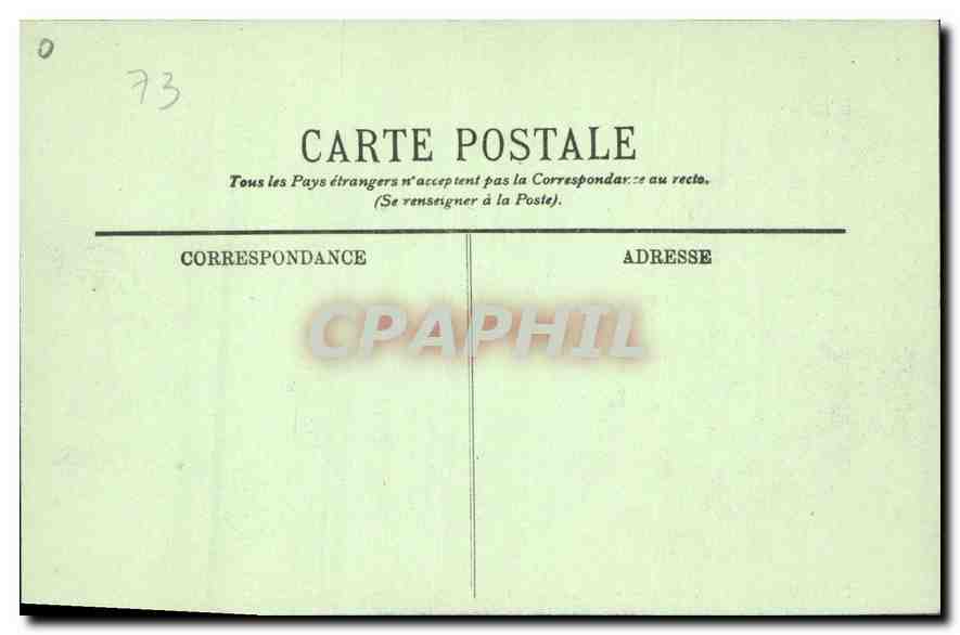 CPA Aix les Bains Le Grand Port et la Dent du Chat  — Rückseite