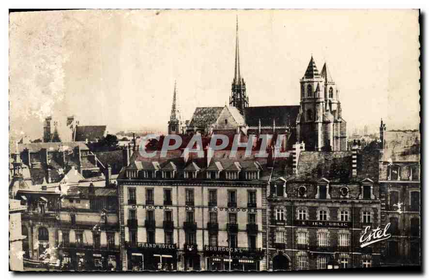 CPA Dijon Panorama su Saint Benigne 