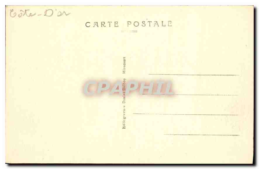 CPA Dijon Vue generale prise de la Tour des Ducs  — Rückseite