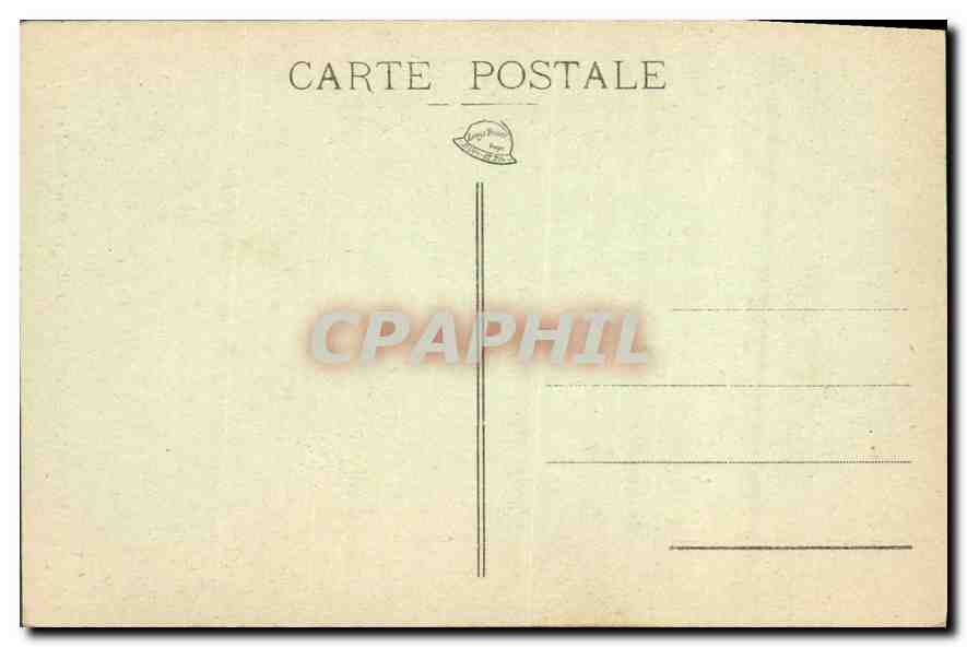 CPA Dijon Puits de Moise Les Prophetes Daniel et Isai  — Rückseite