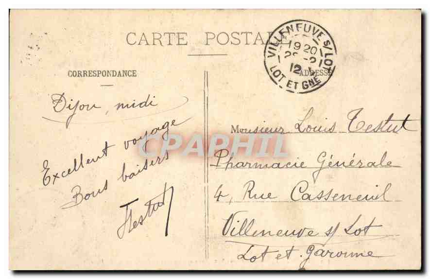 CPA Dijon Tombeau de Jean sans Peur et Marguerite de Baviere  — Rückseite