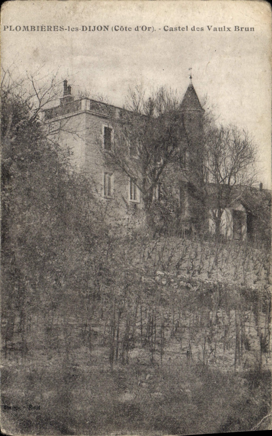 Castel des Vaulx Brun — PLOMBIÈRES-les-DIJON (Côte d'Or) — Tamper Edit