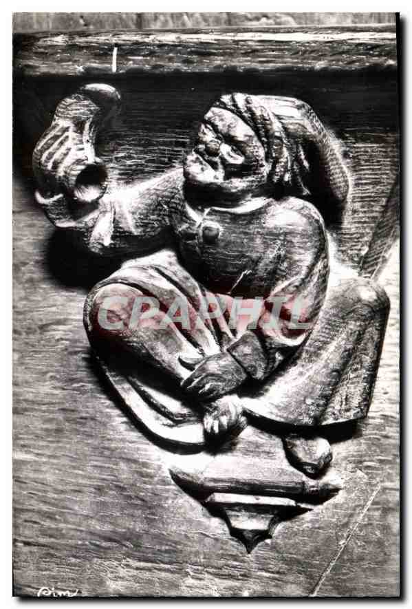 CPA Flavigny s Ozerain C d'Or Misericorde des Stalles 
