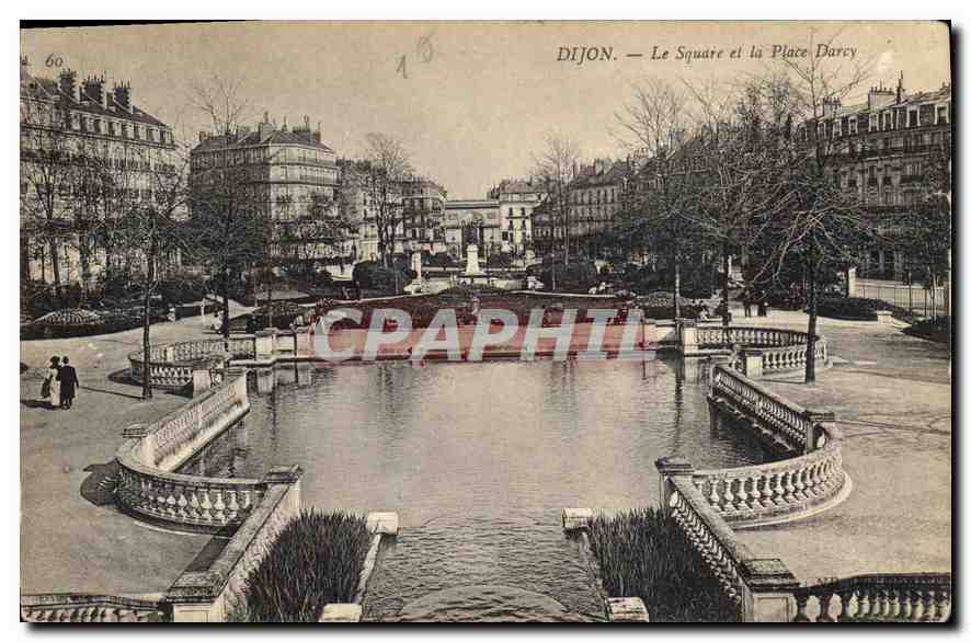 CPA Dijon La Square et la Place Darcy 