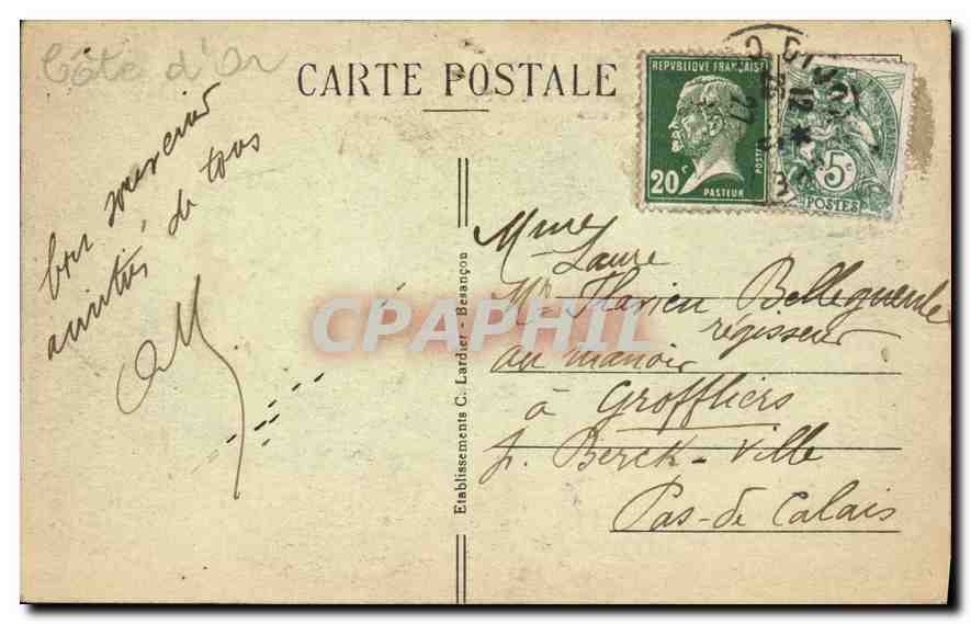 CPA Dijon Monument de la Victoire et du Souvenir  — Verso