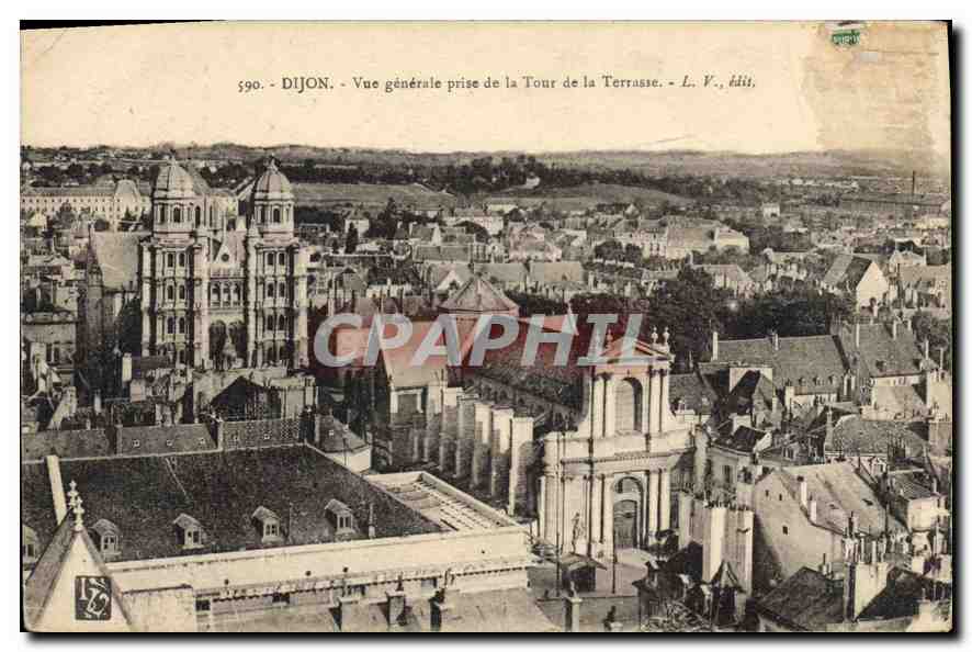 CPA Dijon Vue generale prise de la Tour de la Terrasse 