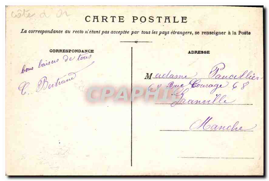 CPA Chatillon sur Seine Maison dite de Philandrier Renaissance Rue de Bourg  — Rückseite