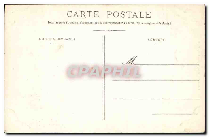 CPA Dijon Place Darcy Portail de l'Eglise St Michel  — Rückseite
