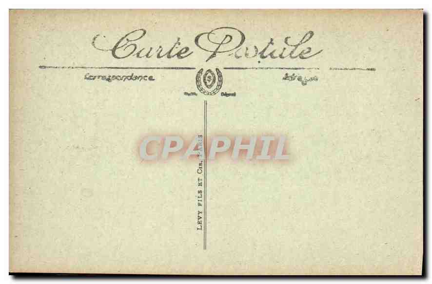 CPA Chantilly Le Chateau Galerie des Cerfs  — Rückseite