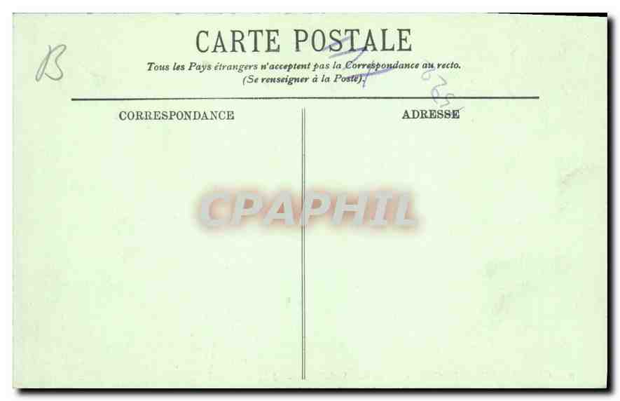 CPA Chantilly Le Chateau La Facade Sud Ouest  — Rückseite