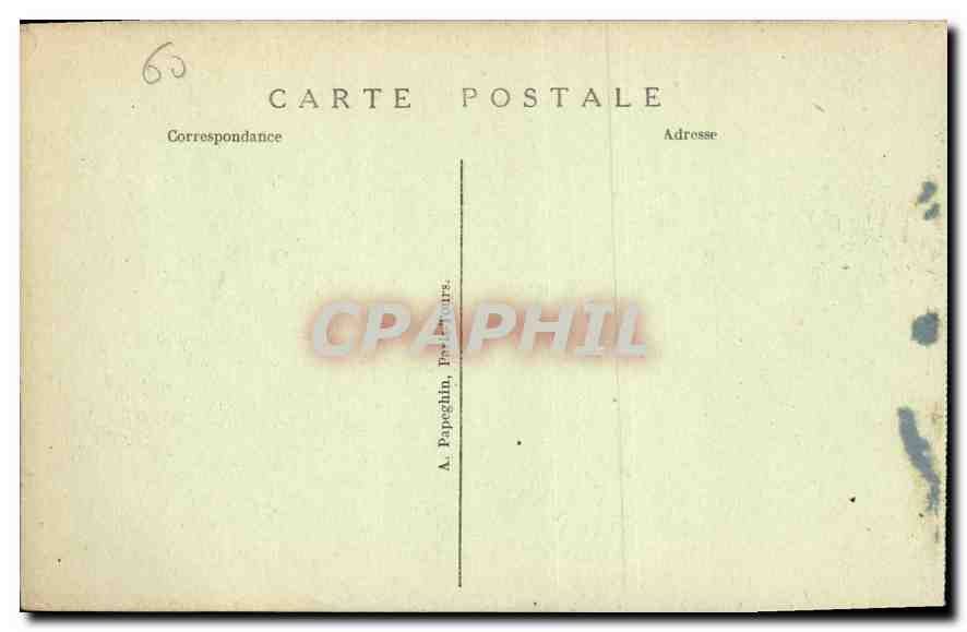 CPA Chateau de Chantilly La Porte Saint Denis et les Ecuries  — Rückseite